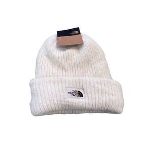THE NORTH FACE Women's Salty Bae Beanie, Gardenia White One Size New